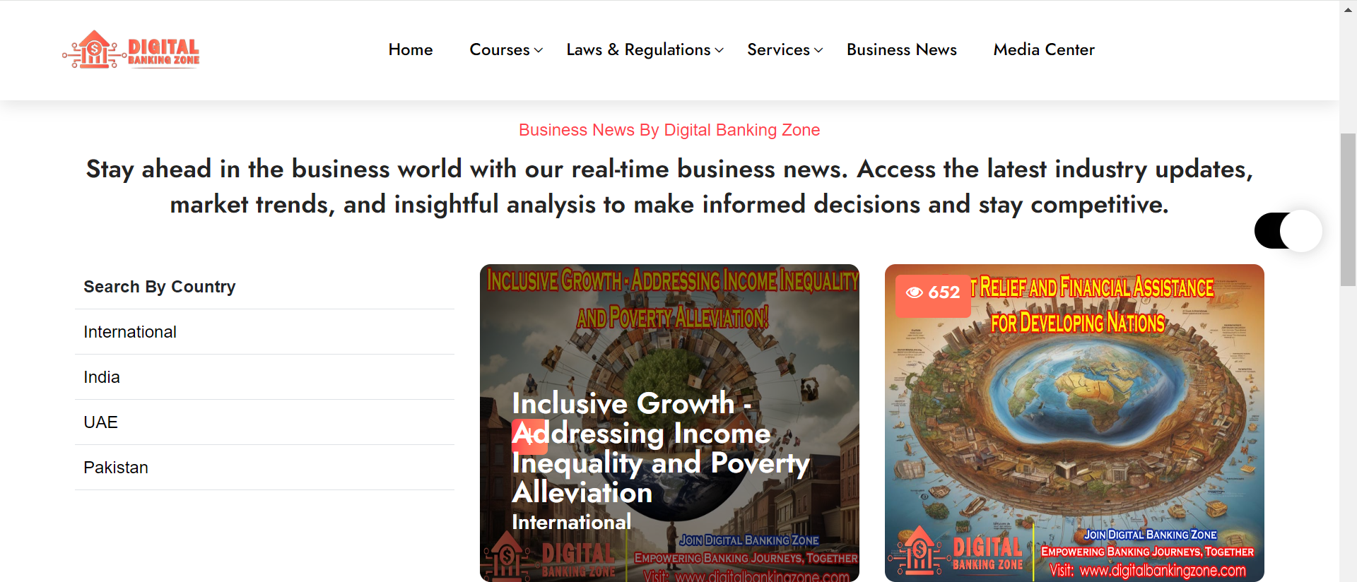 Digital Banking Zone